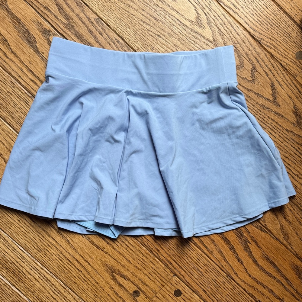 Tennis Skirt with Shorts Underneath Light Blue Medium Brand New with Tags